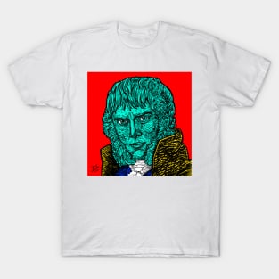 CASPAR DAVID FRIEDRICH ink and acrylic portrait T-Shirt